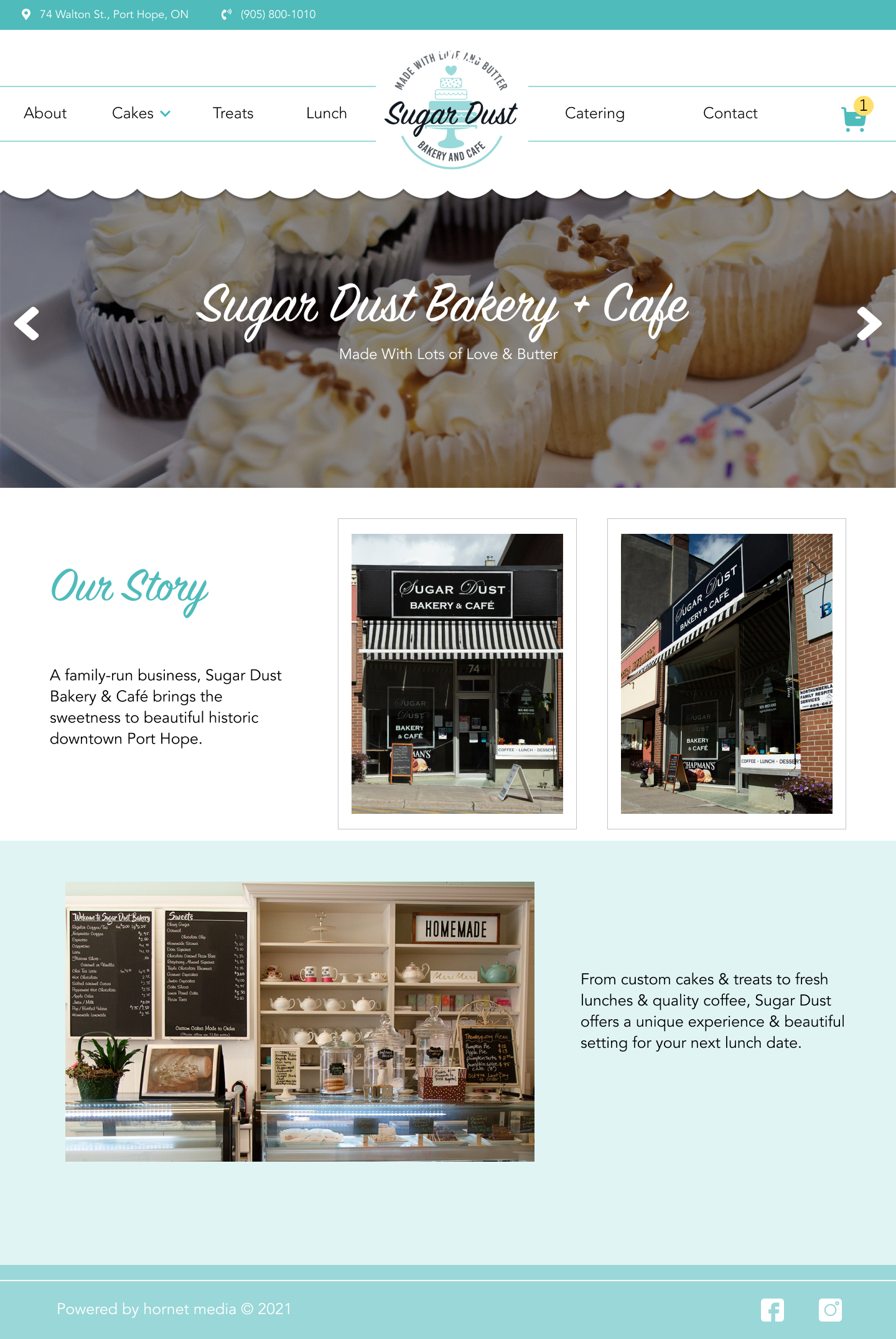 sugardust bakery screenshot